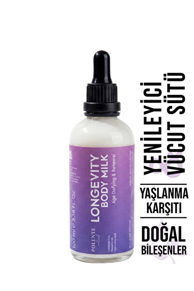 Polente Natural Longevity Body Milk - Yenileyici Vücut Sütü (100 ml)