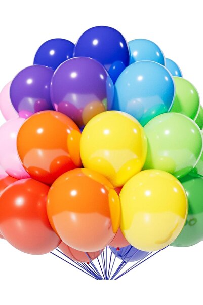 OEM Baloni Decorativi Latex Rezistenți Colorați Set Complet 110 Buc 30 cm