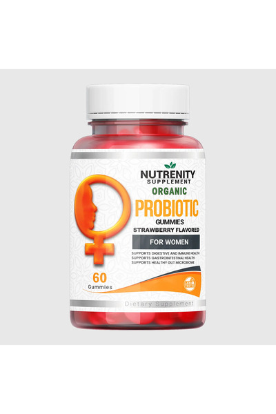 NUTRENITY SUPPLEMENT Organic Probiotic For Women 60S