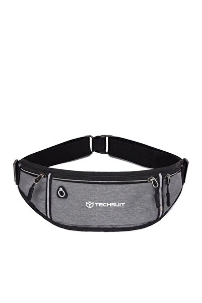 Techsuit Τσαντάκι μέσης γκρι