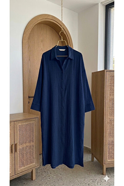 The Hench Muslin Shirt Dress