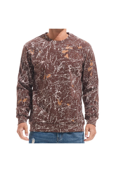 OEM Hanorac bărbătesc tip polar Crewneck casual, căptușit, cald, cămașă căldu...