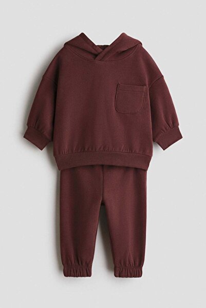H&M طقم سويت شيرت قطني مكون من قطعتين
