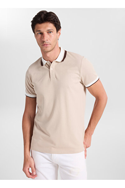 ALTINYILDIZ CLASSICS Bej Erkek Polo T-Shirt
