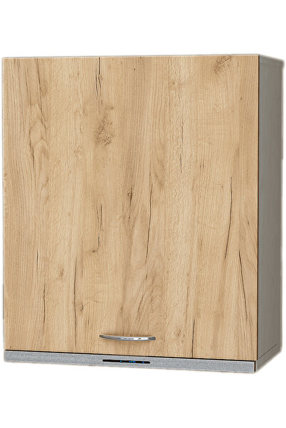 Sani Corp superior de bucătărie pentru hotă Modest H-60x30x68cm în alb și ste...