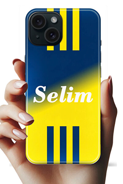 Noprin Apple iPhone 15 Kılıf - İsimli Yazılı Kişiye Özel Kişileştirelebilir K...