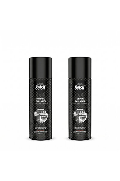 Selsil Araç İçi Bakım Seti - 2 x 200 ml Torpido Parlatıcı
