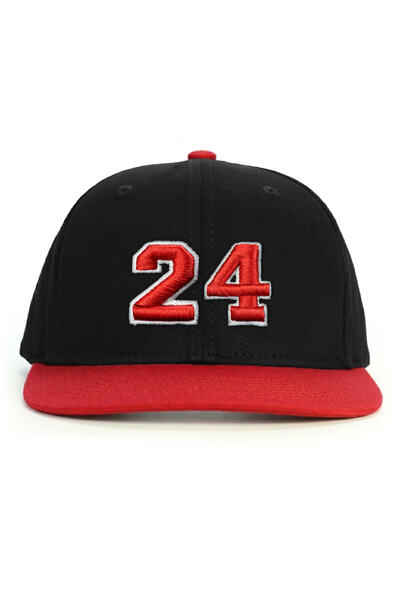 PataCute Number 24 Embossed Snapback Hat