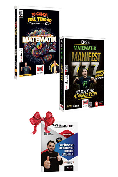 Yargı Yayınları KPSS ALES DGS AGS 10 Günde Full Tekrar Matematik Video Çözüml...