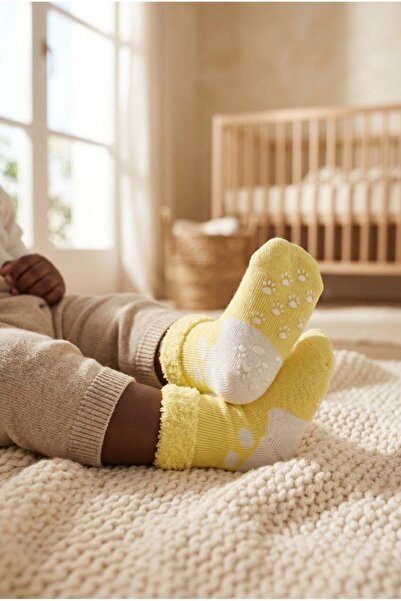 Katia&Bony Baby Paw Socks Yellow