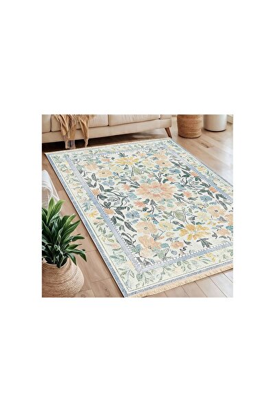 Vivense ÇİÇEK BASKILI DOKUMA TABAN HALI, 203 YNG, 120X180 CM