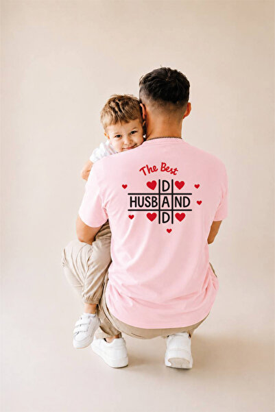 genosha Father's Day Gift, Father-Child Combination, 100% Cotton Oversize T-S...