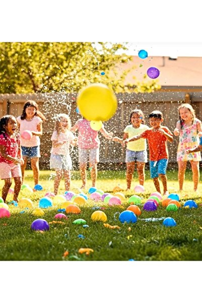 pure age 500 Pieces Water Balloons Fun Water Battles Mixed Color Balloon