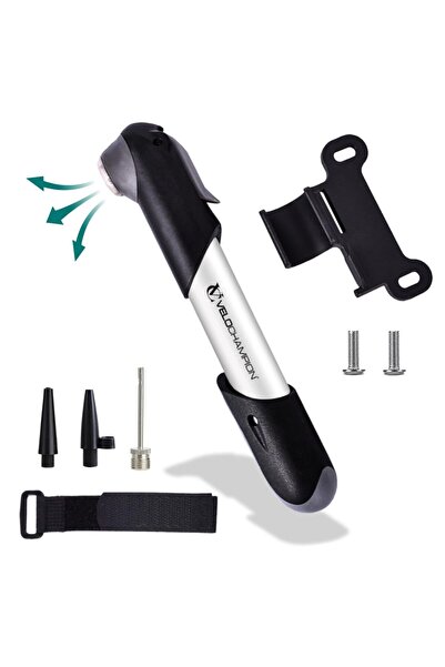 OEM Mini Bicycle Pump with Frame Mount for Presta, Schrader & Dunlop Valves –...
