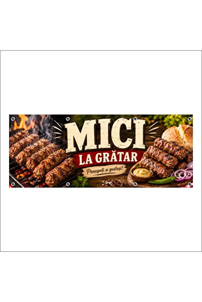 media Banner MEDIA, "Mici" model1, 300 x 120 cm, de exterior