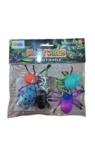 Duman Oyuncak Insect World Poşetli Mini Böcek Figürleri Seti