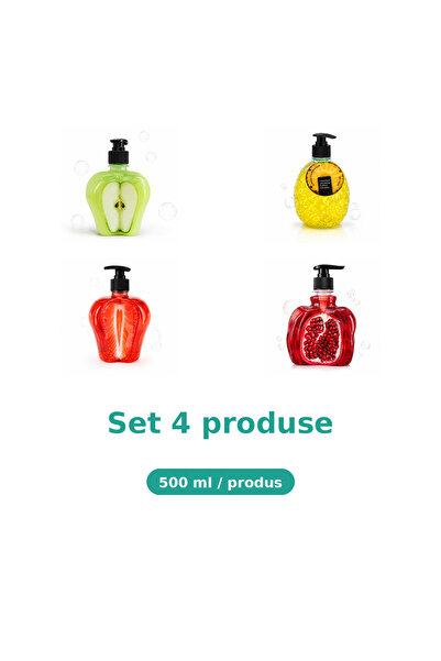 Tasty Set 4 Produse Tasty, Mix Mar Extract, Ananas, Capsuni, Rodie