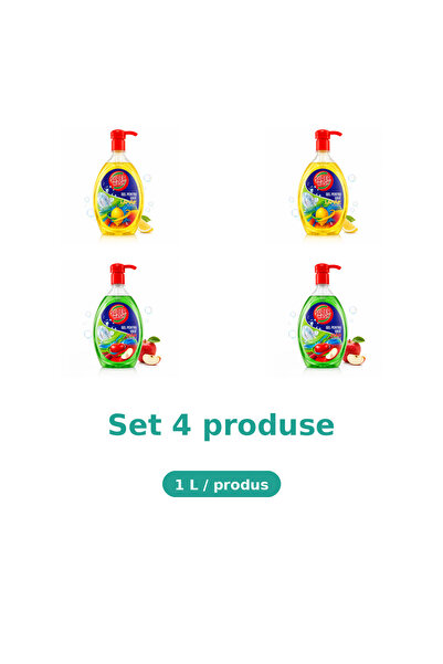 Super wash Set 4 Produse Super wash, Mix 2x Lamaie, 2x Mar