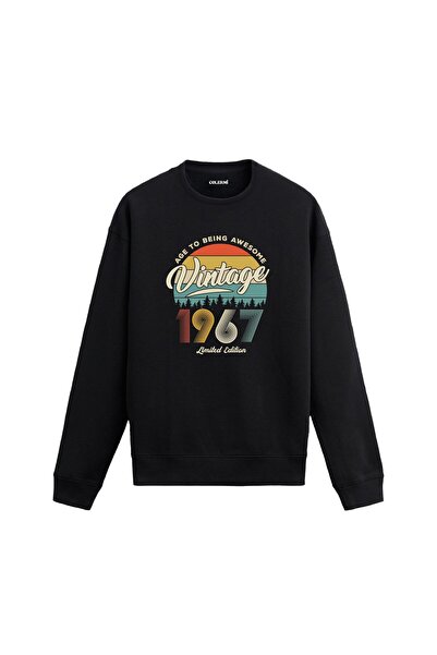 Colermi 1967 Vintage Sweatshirt Nostalgia Design