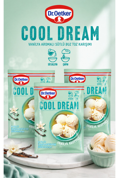 Dr. Oetker Cool Dream Vanilya Aromalı 3x63 Gr