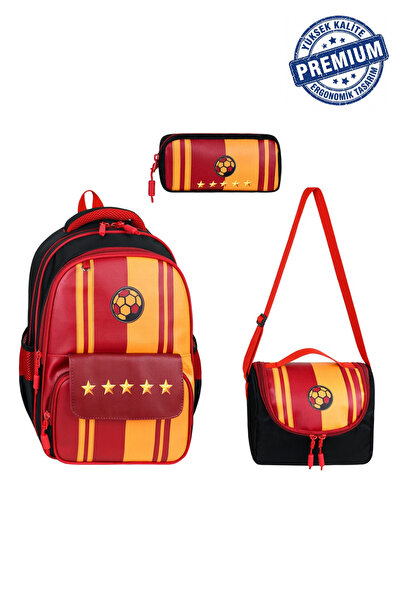 Speedy Bags حقيبة ظهر مدرسية ابتدائية للأولاد بتصميم نجمة مميزة، مع حافظة للغ...