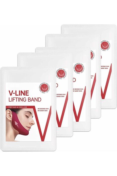 Arabest 5 Pcs V Line Lifting Mask,Double Chin Reducer,Face Firming,Neck Lift ...