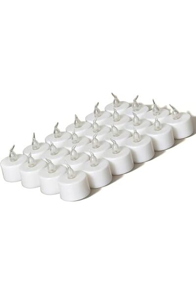 The Bros LED Tea Lights 24 Pack, Battery Operated Flameless Warm White Candles