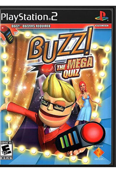 Sony Buzz! Το Mega Quiz PS2 (Μεταχειρισμένο)
