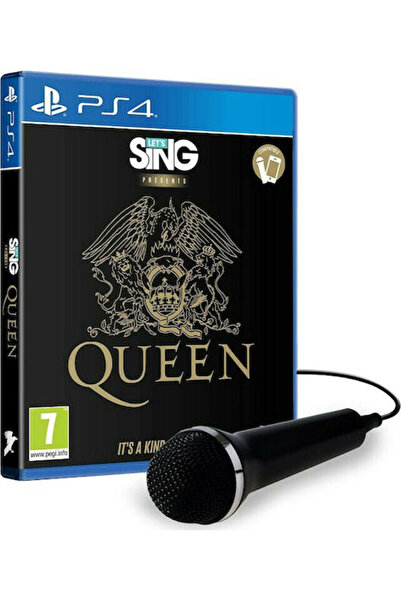 RAVENSCOURT Let's Sing Queen - Πακέτο Παιχνιδιού PS4 με Μονό Μικρόφωνο