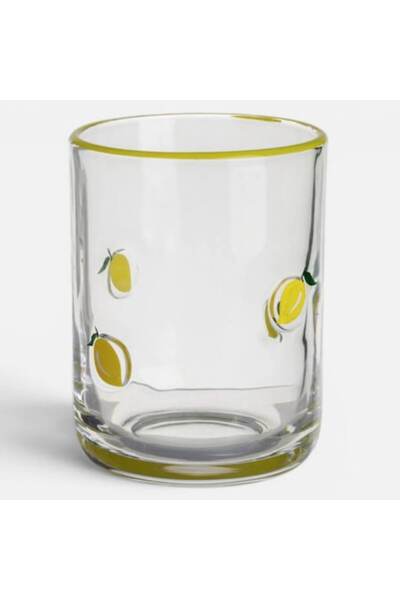 OEM Pahar transparent cu model de lămâie pentru apă 400ml