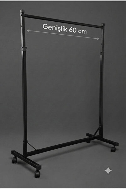 SMR MODERN RAF AHŞAP VE ÇELİK RAF SANAYİ Tekli Ayarlı Boyalı Askılık 60 Cm