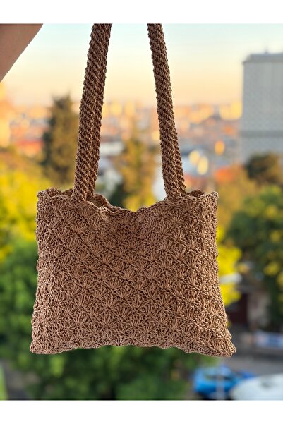 Passionis Jewelry حقيبة مصنوعة يدويًا من الخيط الورقي أنيقة وعملية