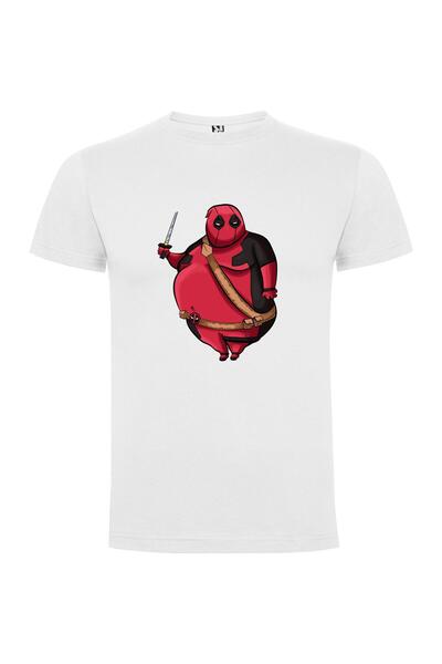 iLovePrints Deadpool's Iconic Cutlery Tshirt