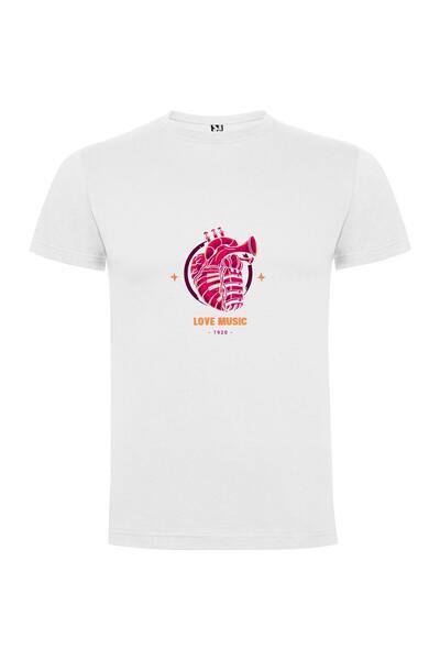 iLovePrints Trumpet Love Synthwave Art Tshirt