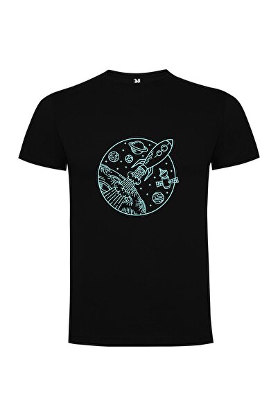 iLovePrints Skybound Spaceship Adventure Tshirt