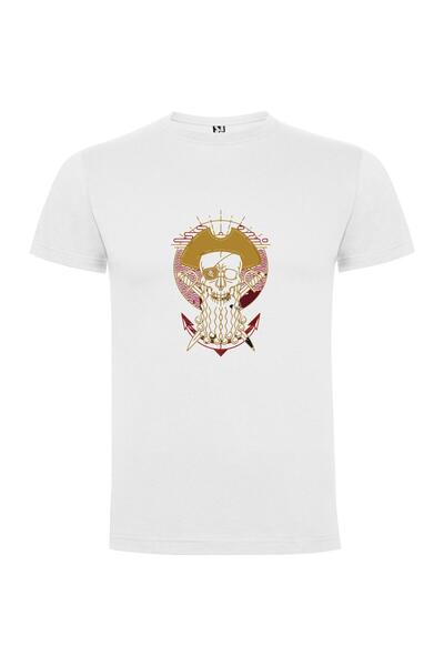 iLovePrints Pirate Chic Skull Design Tshirt