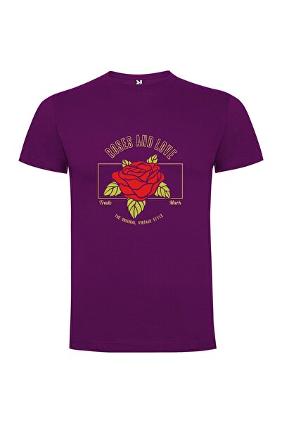iLovePrints Neon Roses Love Story Tshirt
