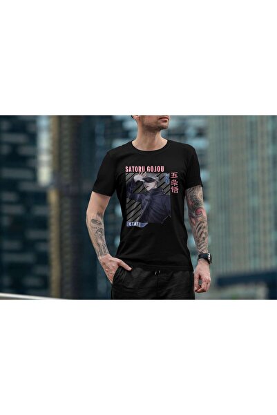 iLovePrints Satoru Gojo Character Poster Tshirt