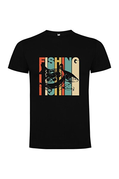 iLovePrints Fishing Frenzy Poster Tshirt