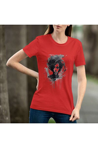iLovePrints Monochrome Abstract Portrait Tshirt