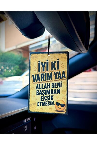 Duftpalm İYİ Kİ VARIM YAA TASARIMLI ARAÇ KOKUSU VE OTO AKSESUARI