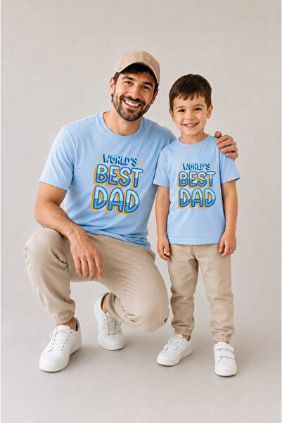 genosha Father Son Combination Sold as a Single Item 100% Cotton Oversize T-S...