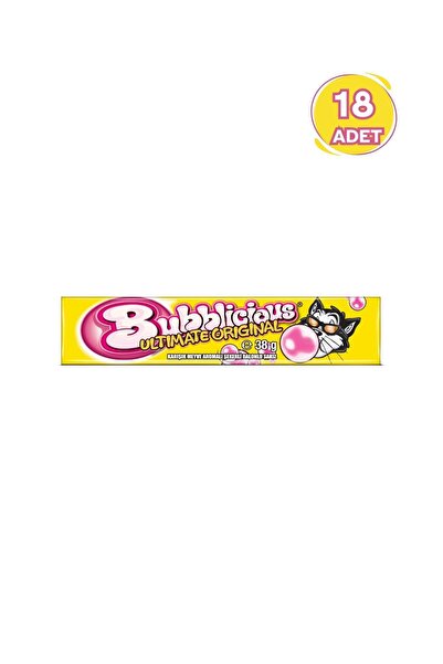KENT Bubblicious Karışık Meyve Aromalı Sakız 38 gr - 18 Adet