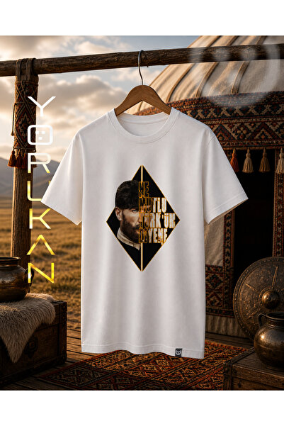 NE MUTLU TÜRK'ÜM DİYENE - ATATÜRK Baskılı Unisex Regular Fit Tişört