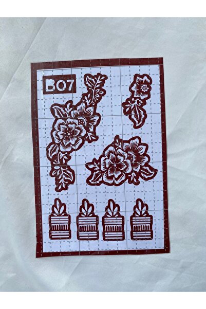 Home Mandala Hint Kına Sticker Şablonu Kolay Uygulamalı Geçici Kına Deseni