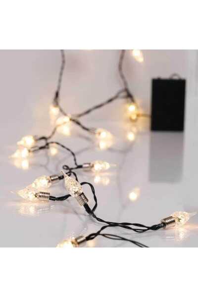 Generic 20 διακοσμητικά Vintage με λαμπάκια LED σε σειρά μπαταρίας, 1,90 m, π...