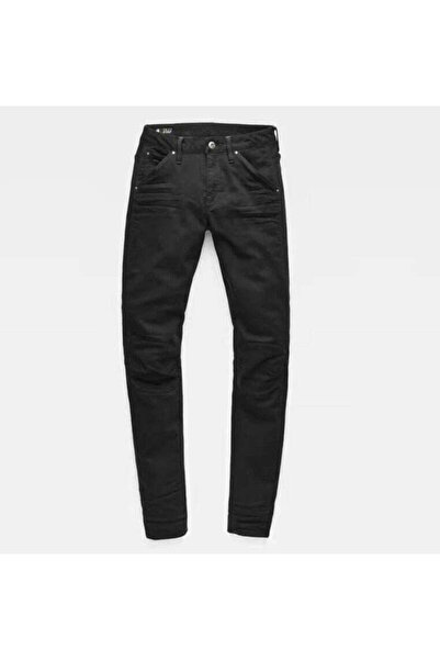 G-STAR RAW Women's Mid Waist Skinny Black Denim Jeans