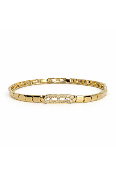 PerleJewelry Tri Luxe Gold Bileklik