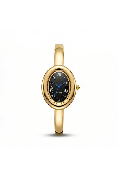 PerleJewelry ساعة إمبيريا بلاك جولد