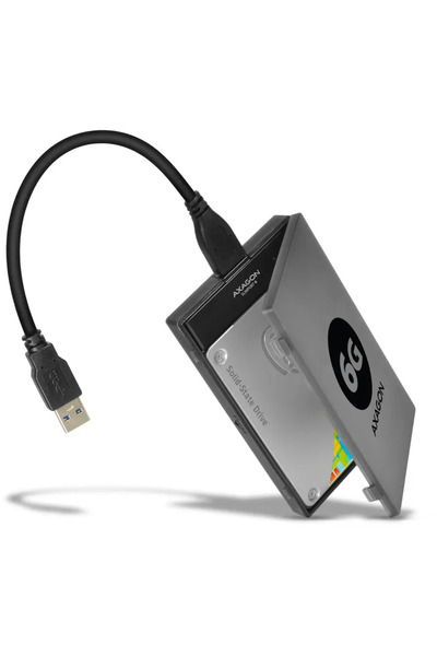 Axagon Rack Extern ADSA-1S6 USB 3.0 SATA 6G UASP HDD Adaptor Extern 2.5" negru